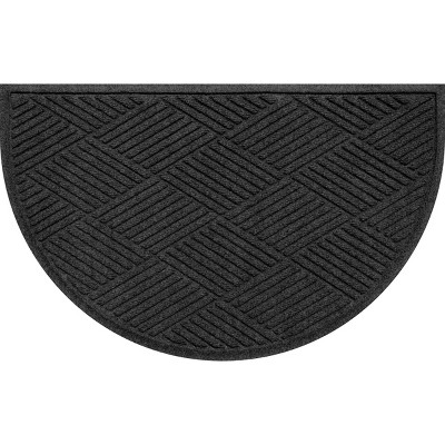 WaterHog 2'x3'3" Diamonds Indoor/Outdoor Half Round Door Mat