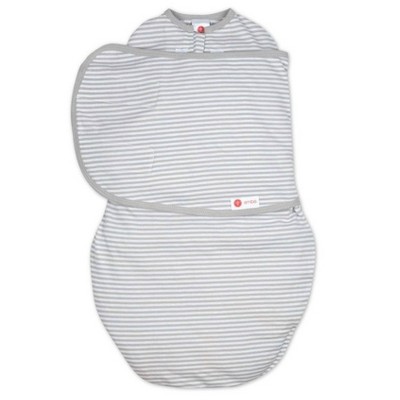 Image of embe Starter Original Swaddle Wrap - Gray Stripe