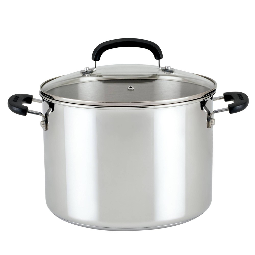 Farberware Brilliance 8qt Stainless Steel Stockpot with Lid