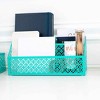 Blu Monaco Desk Organizer Set - 6-Piece Desk Accessories for Mail, Sticky Notes, Pens, Magazines & Documents - 4 of 4