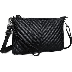 BEAFUP Women's Genuine Leather Wristlet Clutch Wallet - Compact Crossbody Bag with RFID Blocking and Multiple Card Slots - 1 of 4