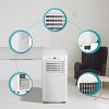 Kismile 10000 ASHRAE BTU/6000 BTU DOE 115-Volt Vented Medium Room Portable Air Conditioner Remote Included - 4 of 4