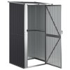 vidaXL Storage Shed - Galvanized Steel Anthracite Garage Tool House - Lockable Door - Weatherproof Garden Shelter - 3 of 4