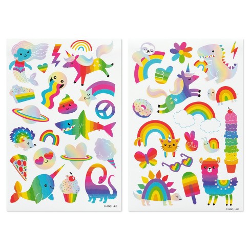 156ct Rainbow Stickers