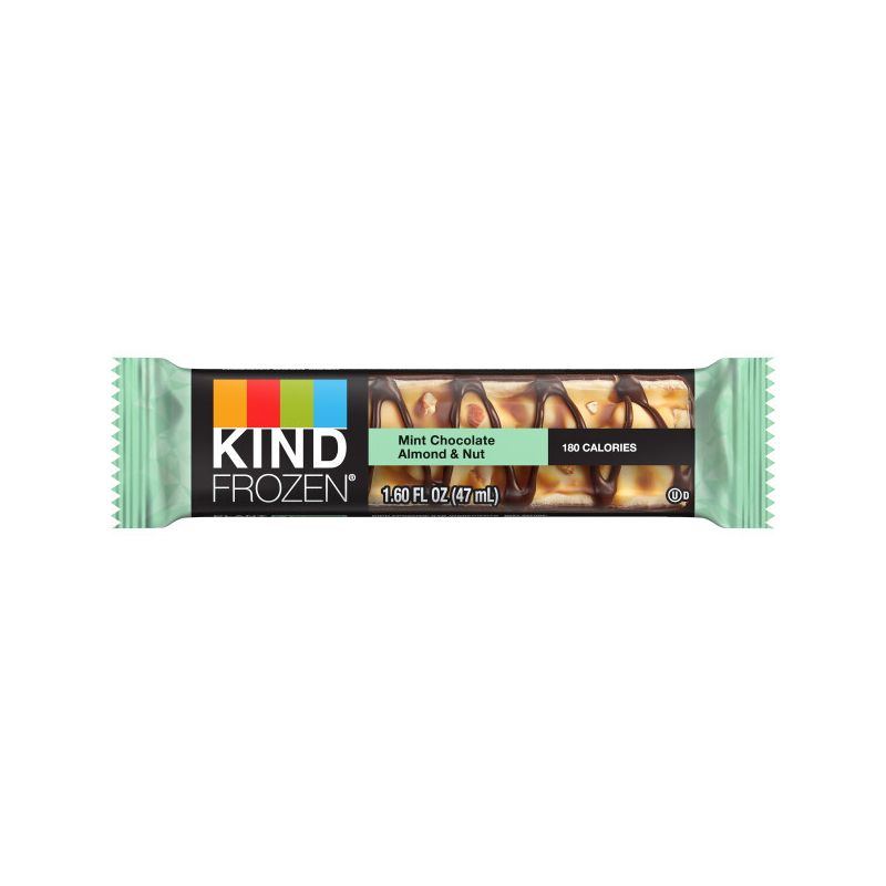 KIND Frozen Mint Chocolate Almond Plant Based Dessert Bar -5ct, 3 of 7