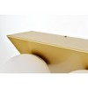 Elegant Lighting Jillian 4 light Chrome and frosted white Bath Sconce - 3 of 4