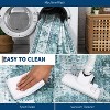 Machine Washable Area Rug - Lightweight Low Pile Chenille Carpet with Non-Slip Backing Boho Print Decorative Rug for Living Room Bedroom Dining Room - 4 of 4