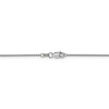 Black Bow Jewelry 1mm, 14k White Gold, Solid Cable Chain Necklace - 4 of 4