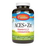 Carlson - ACES + Zn, Vitamins A, C, E + Selenium & Zinc, Multivitamin with Zinc, Antioxidant