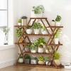 Artloge 8-Tier Large Solid Wood Plant Stand Rustic Corner Shelf Flower Rack for Garden Porch Patio Balcony Home Decor - 2 of 4