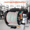 VEVOR Welding Hose Reel, Hand Crank Rewind Hose Reel with 3FT Lead-in Hose and 9/16"-18 B Fittings, Black(Welding Hose Not Included) - 3 of 4