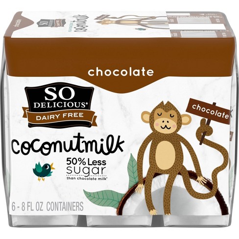 So Delicious Chocolate Coconut Milk Dairy Free 6ct Target