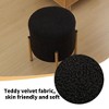 CAVINAS Modern Round Storage Ottoman Bench with Removable Lid, Ottoman Foot Stools, Versatile Footrest & Seat with Hidden Compartment - 2 of 4
