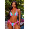 Sweet Like Candy 'Dolly Mix' Double Strap Tie Side Crystal Bikini Bottoms Dolly Mix Extra Small - 4 of 4