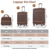 Lyngins 3-Piece Hardside Luggage Set – 20" Carry on Luggage, 24" Expandable Spinner Suitcase with TSA Lock, Cosmetic Case, Travel-Ready Away Luggage - 2 of 4