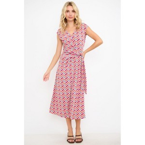 WEST K Women's Cameron Side Tie Midi Dress - 1 of 4