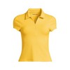 Lands' End Women's Short Sleeve Pique Johnny Collar UPF 50 Rash Guard - 3 of 4