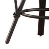 Vynxaria Contemporary End Table, Side Table, Nightstand, Gray, Ash Veneers, Iron Base - 4 of 4