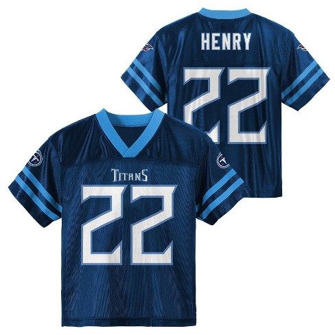 NFL Tennessee Titans Toddler Boys' Short Sleeve Henry Jersey - 2T