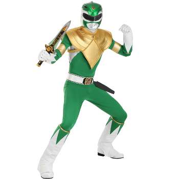 HalloweenCostumes.com Authentic Power Rangers Green Ranger Adult Costume