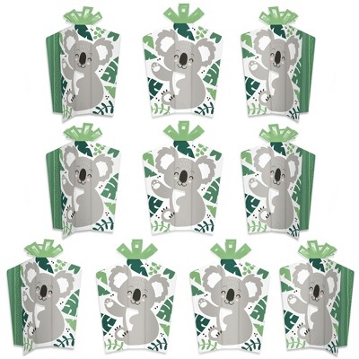 Big Dot of Happiness Koala Cutie - Table Decorations - Bear Birthday Party and Baby Shower Fold and Flare Centerpieces - 10 Count