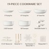 Karl Home Nonstick Pots and Pans Set Cast Aluminum Cookware Set with Detachable Handles - 2 of 2