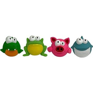 Multipet Lyla Latex Animals 2.5" Dog Toy (Pack of 4) - 1 of 1
