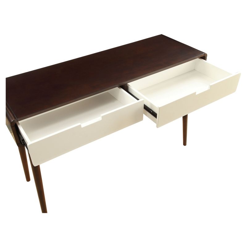 Sofa Table Walnut White - Acme Furniture, 5 of 8