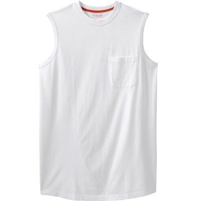 Boulder Creek by KingSize Men's Big & Tall Heavyweight Pocket Muscle Tee