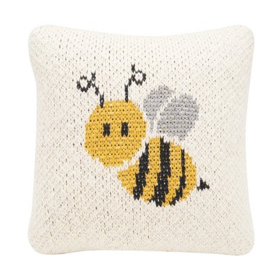 C&F Home 10" x 10" Bumble Bee Decorative Small/Petite Accent Throw Pillow