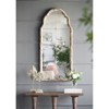 Dexmalle Cream & Gold Framed Wood Arched Mirror - 2 of 4