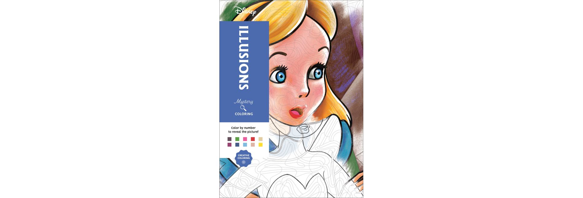 Disney Mystery Coloring: Illusions - (Paperback)