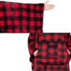 PAVILIA Wearable Blanket Women Men, Oversized Hoodie Sweatshirt Sweater Neck Warmer, Fleece Soft Hug Sleep Pod - 3 of 4