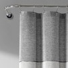 72"x72" Yarn Dyed Eco Friendly Recycled Cotton Shower Curtain - Lush Décor - 2 of 4