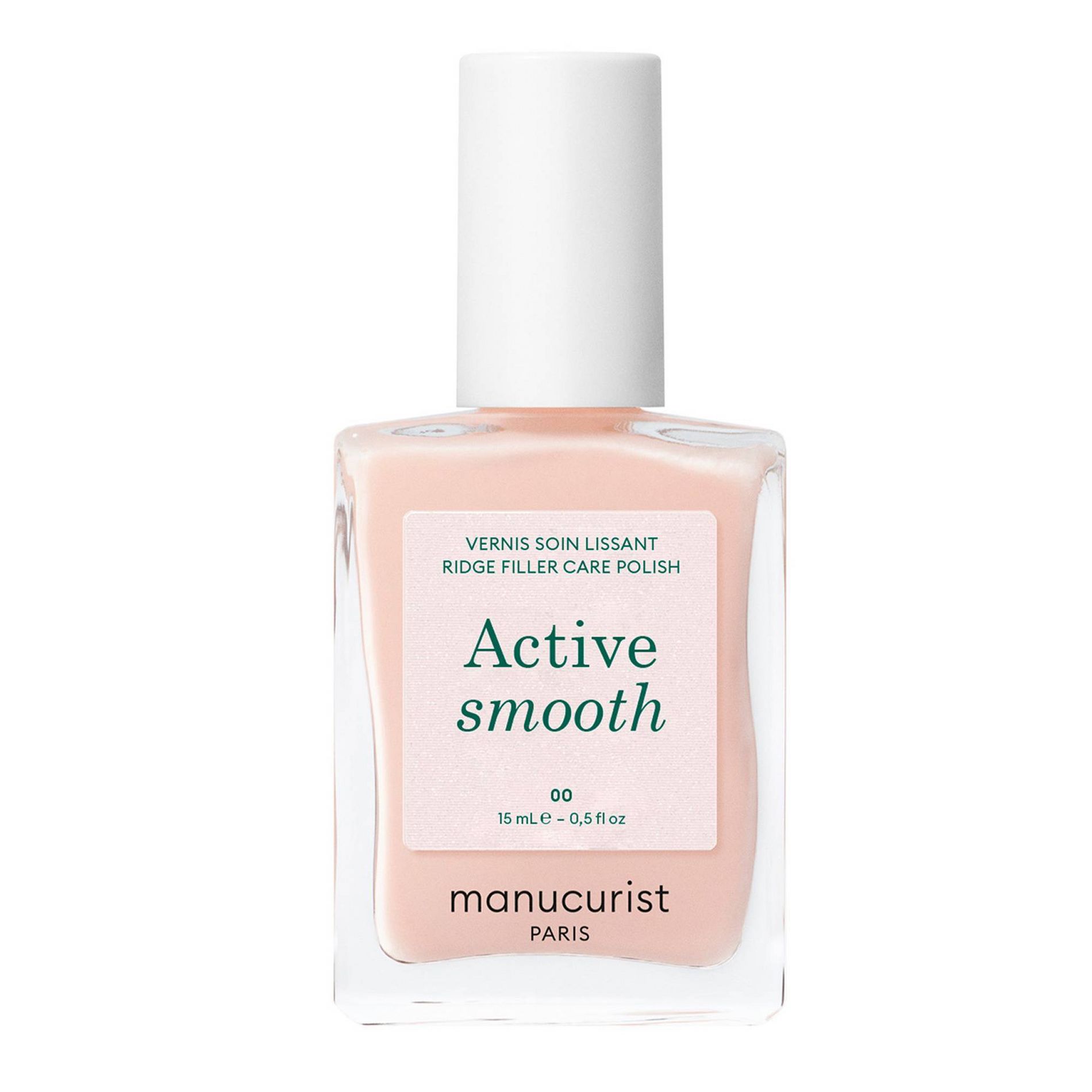 Manucurist Active Smooth Nail Concealer and Strengthener with Natural Sheer Effect - 00 - 0.51 fl oz - Beauty Studio