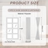 Unique Bargains Blackout Tie Up Pocket Window Door Curtain 1 Panel - 2 of 4