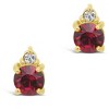 SHINE by Sterling Forever Sterling Silver Birthstone Studs - 3 of 3
