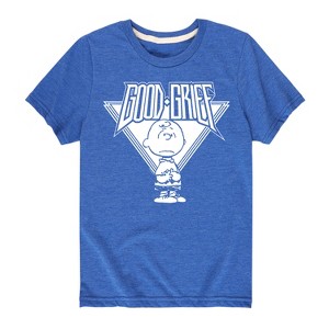 Boys' - Peanuts - Good Grief Rock Short Sleeve Graphic T-Shirt - 1 of 4