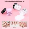 YEVYO Acrylic Nail Kit for Beginners with 4 Colors Gel Polish Kit with 24 Colors of Glitter Powder and Sequins - 3 of 4