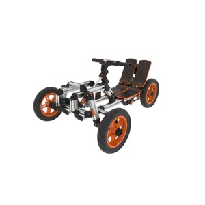 Yukimo 21"H Constructible Kit Kids Balance Bike No Pedals Toys for 1 to 4 Year Old Engineering Building Kit Kids Sit/Stand Scooter Most Popular S-Kit - 1 of 4