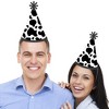 Big Dot of Happiness Cow Print - Cone Happy Birthday Party Hats for Kids and Adults - Set of 8 (Standard Size) - 2 of 4