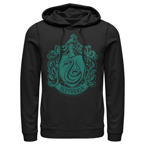 Men s Harry Potter Slytherin House Crest Pull Over Hoodie Target