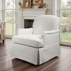 Art Leon Traditional Fabric Upholstered Swivel Accent Chair, Armchair with Wood Frame - 2 of 4