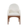 Meridian Furniture,Waldorf Chenille Fabric Dining Chair - 3 of 4