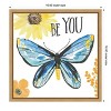 Amanti Art Beautiful Butterfly III by Sara Zieve Miller Canvas Wall Art Print Framed 16-in. x 16-in. - 4 of 4