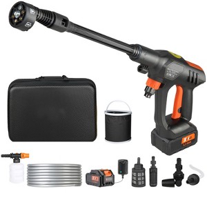 VEVOR Cordless Pressure Washer, 652-PSI 1.1 GPM Portable Power Cleaner, Handheld High-Pressure Car Washer Gun with 4.0Ah Battery, Charger, Black - 1 of 4