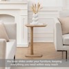MH London Stirling 25" C Shape Solid Wood End Table - 2 of 4