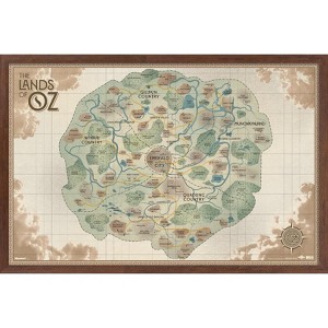 Trends International Wicked: For Good (2025) - Map Framed Wall Poster Prints - 1 of 4