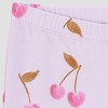 Carter's Just One You® Baby Girls' 2pc Cherries Top & Bottom Set - Purple - 3 of 3