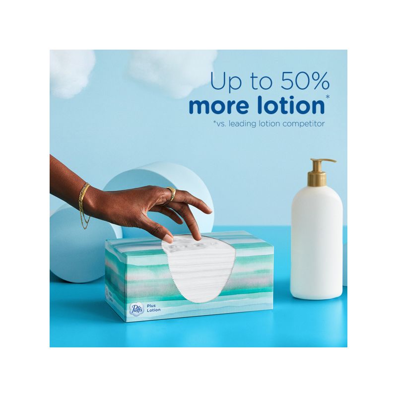 Puffs Plus Lotion Facial Tissue, 6 of 10